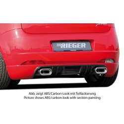 Rieger spojler pod zadný nárazník pre Fiat Grande Punto 199 3-dver., 5-dver. r.v. 10/05-, plast ABS bez povrchovej úpravy