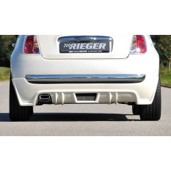 Rieger spojler pod zadný nárazník pre Fiat 500 312 2-dver. r.v. 10/07-, plast ABS bez povrchovej úpravy, pro koncovku vlevo