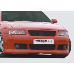 Rieger kompletný predný nárazník S3-Look pro Audi A3 8L 3-dver., 5-dver., plast ABS bez povrchovej úpravy, pro vozy s integrovanou maskou bez znaku, s držiakmi originálnych hmlových svetiel