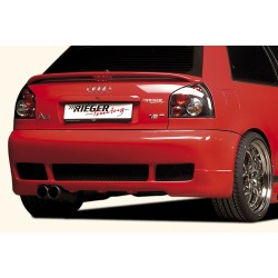 Rieger kompletní zadný nárazník S3-Look pro Audi A3 8L 3-dver., 5-dver., plast ABS bez povrchovej úpravy