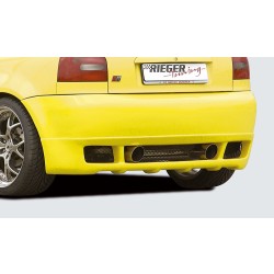 Rieger kompletní zadný nárazník pre Audi A3 S3 8L, plast ABS bez povrchovej úpravy