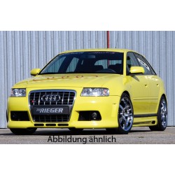 Rieger kompletný predný nárazník R-Frame pro Audi A3 8L 3-dver., 5-dver., plast ABS bez povrchovej úpravy, pro orig. masku Audi A6, s rebrovaním, s držáky pro originální mlhová světla, pro vozy s ostrekovačmi svetlometov