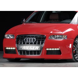 Rieger kompletný predný nárazník R-Frame pro Audi A3 8L 3-dver., 5-dver., plast ABS bez povrchovej úpravy, pro orig. masku Audi z modelu S, s výřezy pro světla na denní svícení