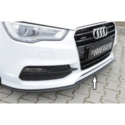 Rieger lipa pod predný nárazník pro Audi A3 8V 3-dver. (convertible 8V7), 5-dver. (sedan 8VS) pred faceliftom, 07/12-08/16, plast ABS bez povrchovej úpravy