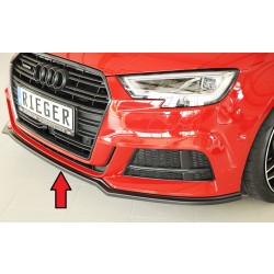 Rieger lipa pod predný nárazník pro Audi A3 8V 3-dver. (convertible 8V7), 5-dver. (sedan 8VS) po faceliftu, 09/16-, plast ABS bez povrchovej úpravy