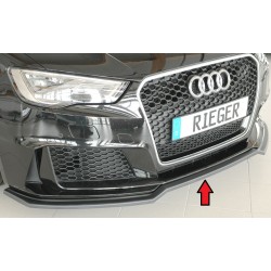 Rieger lipa pod predný nárazník pro Audi RS3 8V 5-dver. (sportback 8VA / 8VF), 04/15-01/17, plast ABS bez povrchovej úpravy