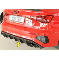 Rieger vložka zadného nárazníka pre Audi A3 GY 5-dver. (sedan), plast ABS bez povrchovej úpravy