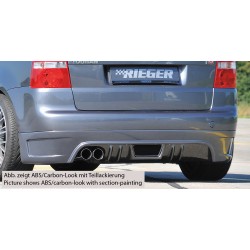 Rieger spojler pod zadný nárazník pre Volkswagen Touran 1T van pred faceliftom r.v. 03/03-10/06, plast ABS bez povrchovej úpravy, pro vozy bez tažného zařízení