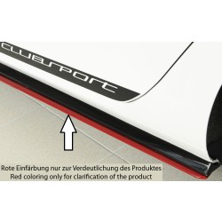Rieger spoiler pod bočný prah mont. strana pravá pro Volkswagen Golf 7 GTI Clubsport, R, R-Line 3-dver., 5-dver. po faceliftu, r.v. 02/16-, 02/17-, plast ABS bez povrchovej úpravy