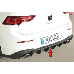 Rieger vložka zadného nárazníka pre Volkswagen Golf 8 GTI Clubsport 5-dver., plast ABS bez povrchovej úpravy