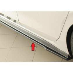 Rieger spoiler pod bočný prah mont. strana ľavá pro Volkswagen Golf 8 GTI Clubsport 5-dver., r.v. 10/20-, plast ABS bez povrchovej úpravy