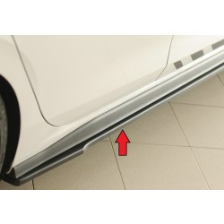 Rieger spoiler pod bočný prah mont. strana pravá pro Volkswagen Golf 8 GTI Clubsport 5-dver., r.v. 10/20-, plast ABS bez povrchovej úpravy