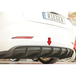 Rieger vložka zadného nárazníka pre Tesla Model 3 003, plast ABS bez povrchovej úpravy