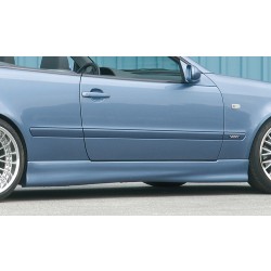 Rieger bočný prah mont. strana ľavá pro Mercedes CLK W208 kabriolet, kupé, plast ABS bez povrchovej úpravy