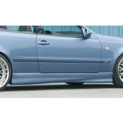Rieger bočný prah mont. strana pravá pro Mercedes CLK W208 kabriolet, kupé, plast ABS bez povrchovej úpravy