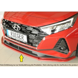 Rieger lipa pod predný nárazník pro Hyundai i20 N BC3 5-dver. (hatchback), 04/21-, plast ABS bez povrchovej úpravy