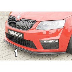 Rieger lipa pod predný nárazník pro Škoda Octavia RS 5E combi, sedan pred faceliftom, 06/13-01/17, plast ABS bez povrchovej úpravy
