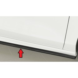 Rieger spoiler pod bočný prah mont. strana pravá pro Ford Focus 4 DEH, ST 5-dver. (combi), 5-dver. (hatchback), 5-dver. (sedan), 06/19-, 09/18-, plast ABS lakovaný do čiernej lesklej farby