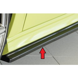 Rieger spoiler pod bočný prah mont. strana ľavá pro Audi A3 S3 8V 5-dver. (sportback 8VA) vr. faceliftu, 05/13-08/16, 09/16-, plast ABS lakovaný do čiernej lesklej farby