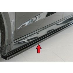 Rieger spoiler pod bočný prah mont. strana ľavá pro Audi RS3 8V 5-dver. (sportback 8VA / 8VF), 02/17-, plast ABS lakovaný do čiernej lesklej farby