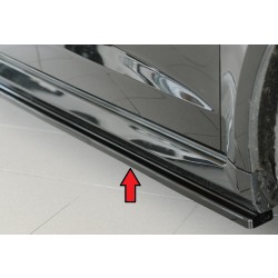 Rieger spoiler pod bočný prah mont. strana pravá pro Audi RS3 8V 5-dver. (sportback 8VA / 8VF), 02/17-, plast ABS lakovaný do čiernej lesklej farby