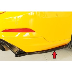 Rieger spoiler pod zadný nárazník na pravé straně pro Ford Focus 4 DEH 5-dver. (combi) r.v. 09/18-, plast ABS lakovaný do čiernej lesklej farby