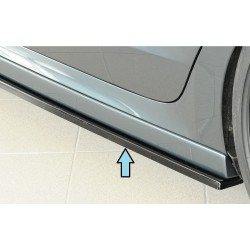 Rieger spoiler pod bočný prah mont. strana ľavá pro Škoda Octavia NX combi, 11/19-, plast ABS lakovaný do čiernej lesklej farby