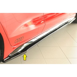 Rieger spoiler pod bočný prah mont. strana pravá pro Audi A3 S3 GY 5-dver. (sedan), 07/20-, plast ABS lakovaný do čiernej lesklej farby