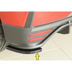 Rieger spoiler pod zadný nárazník na levé straně pro Hyundai i20 N BC3 5-dver. (hatchback) r.v. 04/21-, plast ABS lakovaný do čiernej lesklej farby