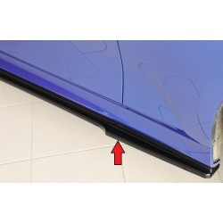 Rieger spoiler pod bočný prah mont. strana pravá pro BMW rad 3 G20 sedan, 03/19-, plast ABS lakovaný do čiernej lesklej farby