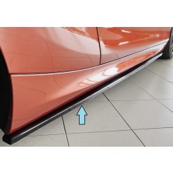 Rieger spoiler pod bočný prah mont. strana pravá pro BMW rad 1 F21 sedan / 2-dver., 09/12-03/2015, plast ABS lakovaný do čiernej lesklej farby