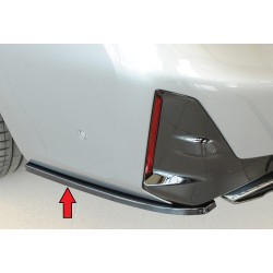 Rieger spoiler pod zadný nárazník na levé straně pro BMW rad 3 G21 touring r.v. 07/22-, plast ABS lakovaný do čiernej lesklej farby