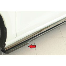 Rieger spoiler pod bočný prah mont. strana ľavá pro Volkswagen Golf 7 R-Line 3-dver., 02/17-, plast ABS lakovaný do čiernej lesklej farby