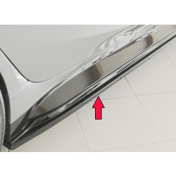 Rieger spoiler pod bočný prah mont. strana pravá pro BMW rad 3 G80 M3 CS G34MKS sedan, 01/23-, plast ABS lakovaný do čiernej lesklej farby