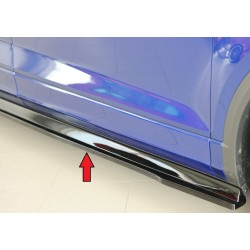 Rieger spoiler pod bočný prah mont. strana pravá pro Volkswagen T-roc A1 5-dver., 01/22-, plast ABS lakovaný do čiernej lesklej farby