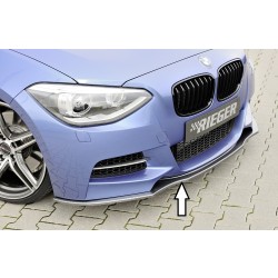 Rieger lipa pod predný nárazník pro BMW rad 1 F20, F21 sedan / 2-dver., sedan / 4-dver. pred faceliftom, 09/11-03/2015, 09/12-03/2015, plast ABS s povrchovou úpravou Carbon-Look