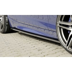 Rieger spoiler pod bočný prah mont. strana pravá pro BMW rad 1 F20 sedan / 4-dver. vr. faceliftu, r.v. 05/2015-, 09/11-03/2015, plast ABS s povrchovou úpravou Carbon-Look
