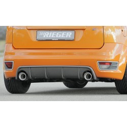 Rieger vložka zadného nárazníka pre Ford Focus 2 ST 3-dver., 5-dver. pred faceliftom, plast ABS s povrchovou úpravou Carbon-Look