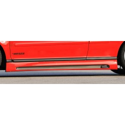 Rieger bočný prah mont. strana pravá pro Volkswagen Golf 3 3-dver., 5-dver., combi, kabriolet, plast ABS s povrchovou úpravou Carbon-Look, s prelisom a výrezom