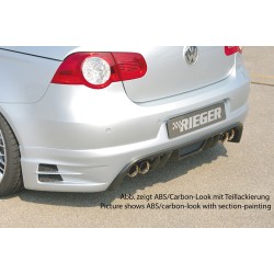 Rieger spojler pod zadný nárazník pre Volkswagen Eos 1F kabriolet pred faceliftom r.v. 04/06/-11/10, plast ABS s povrchovou úpravou Carbon-Look