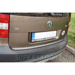 Škoda Yeti - Spodná lišta kufra chróm