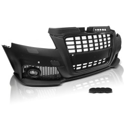 AUDI A3 8P 2008-2012 S8 style- Predný nárazník- čierny rám, s PDC