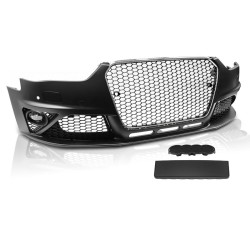 AUDI A4 B8 12-15 RS STYLE CHROME BLACK PDC - predný nárazník