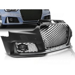 AUDI A3 12-16 RS3 STYLE CHROME BLACK - predný nárazník