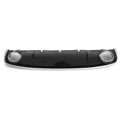 Audi A4 B8 2008-2011 - rear bumper diffuser SPORT STYLE glossy black