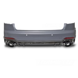 Audi A4 B9 Sedan 2015-2019 - zadný nárazník SPORT s koncovkami