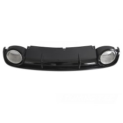Audi A6 C6 2004-2011 - rear bumper diffuser SPORT STYLE glossy black