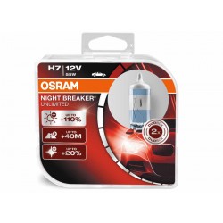 Žiarovky Osram Night Breaker Unlimited H7 - o 110 percent viac svetla